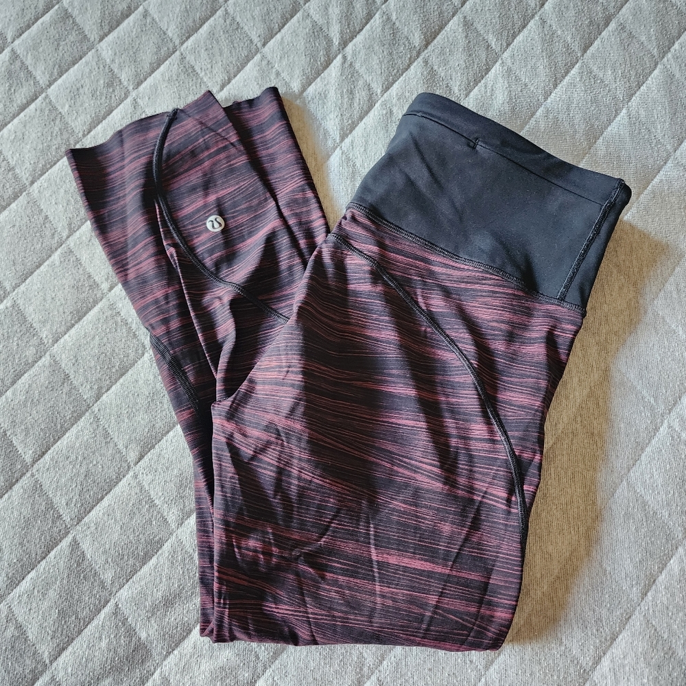 Lululemon Run the Day Crop Size 6